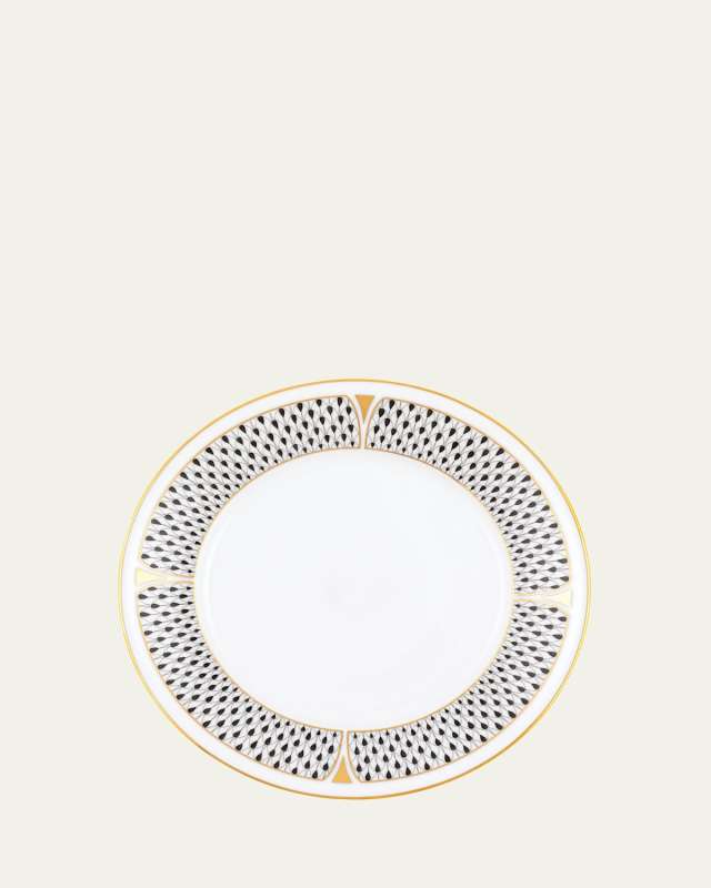 Patterned Salad Plate